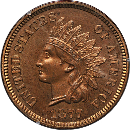 1877 PCGS PF-66RB.