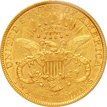 1890-CC PCGS AU-50.