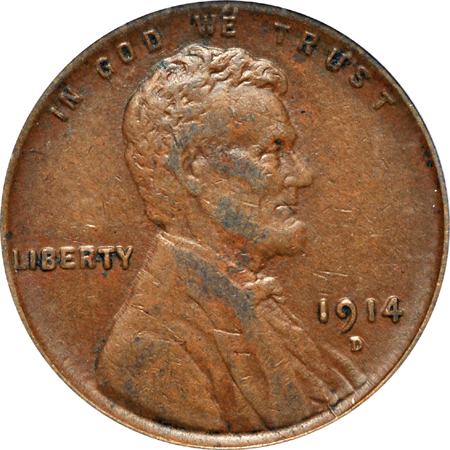 1914-D PCGS XF-45.