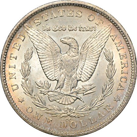 Partial Album (1878 - 1886) of Morgan dollars.