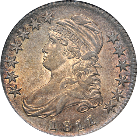 1811 "small 8" PCGS AU-58.