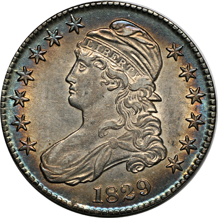 1829 "Small Letters" (O-113a, R.2) NGC AU-53 Insert, Jules Reiver.