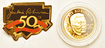 1997-W Jackie Robinson Gold Five Dollar Proof Legacy Set.