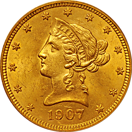 Two 1907 PCGS MS-63.