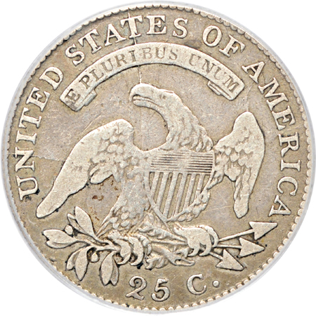 1818 (B-6, R-4) PCGS F-12.