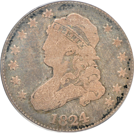 1824/2 (B-1, R-3) PCGS VG-8.