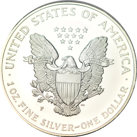 Two Albums (1986 - 2003-P and 2004 - 2008-W) of American Silver Eagles.