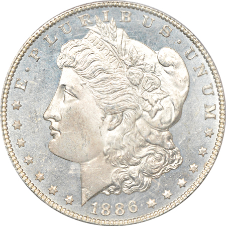 1886 and 1887 PCGS MS-64DMPL.