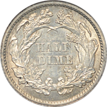 1862 PCGS MS-62.