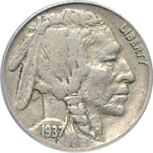 1937-D 3 Legged. PCGS VF-30.