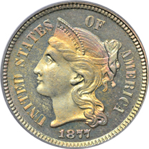 1877 PCGS PF-66.