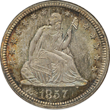 1857 NGC MS-67.