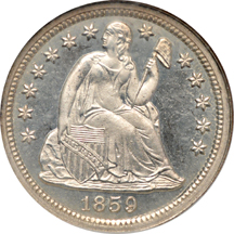 1859 NGC PF-67 Cameo.