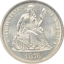 1876-CC PCGS MS-66.