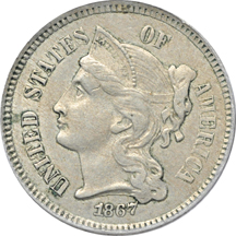 1867 and 1871 PCGS