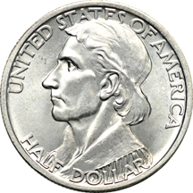 Eight Silver Commemorative half-dollars.