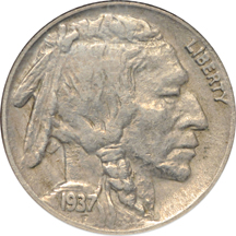 1937-D 3 Legged. NGC XF-45 CAC.