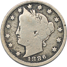 Album (1883 - 1912-S) of Liberty Head nickels.