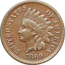 Album (1857 - 1909-S) of Flying Eagle and Indian Head cents,