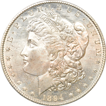 1894-S PCGS MS-65.