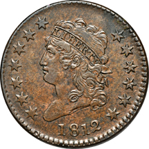 1812 Large Date (S-288, R-2) AU BN.