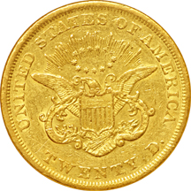 Five Piece 1851 U.S. Gold Type Set.
