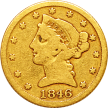 1846-D/D (High Second D over D, Variety 16-L, Breen 6565) F.