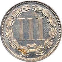 1871 PCGS PF-64.