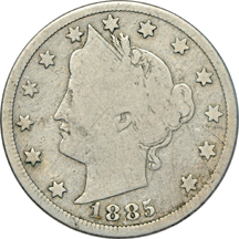 Album (1883 - 1912-S) of Liberty Head nickels.