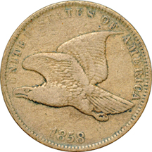 Album (1857 - 1909) of Flying Eagle and Indian Head cents.