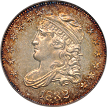 1832 LM-3. PCGS MS-64.