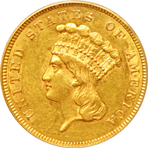 1860 PCGS AU-55.