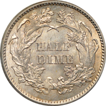 1868 PCGS MS-64.