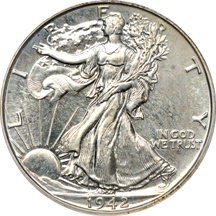 1942 PCGS PF-66.