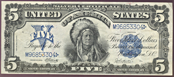 1899 $5.00.  VF.