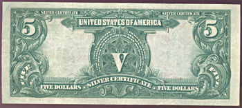 1899 $5.00.  VF.