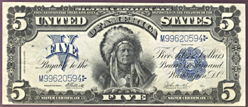 1899 $5.00.  VF.