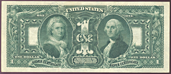 1896 $1.00.  XF.