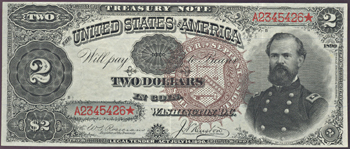 1890 $2.00.  PMG XF-45 EPQ.