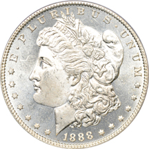 1888-O PCGS MS-65PL.