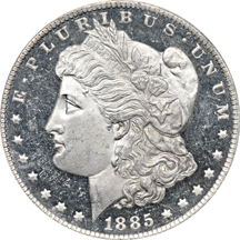 1885-O PCGS MS-65DMPL.