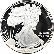 Dansco Album of Proof and BU American Silver Eagles (1986 - 2008).