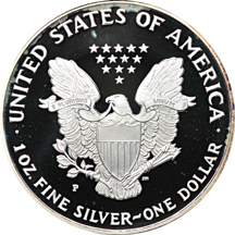 Dansco Album of Proof and BU American Silver Eagles (1986 - 2008).