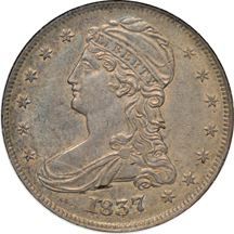 1837 NGC AU-58.