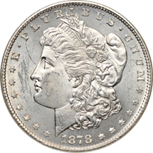 One half-dollar and Four dollar certified type coins.