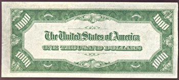 1934 $1,000.00 Chicago.  AU.