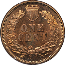 1877 PCGS PF-66RB.