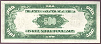 1934 $500.00 Chicago.  AU.