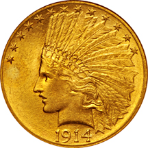 1914 and 1932 ANACS MS-62.