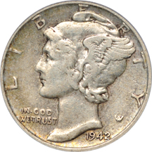 1942/41 PCGS XF-40.